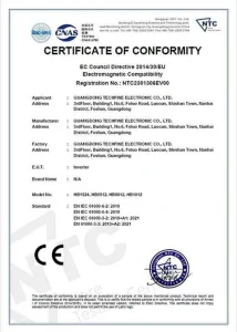 CE Certificate