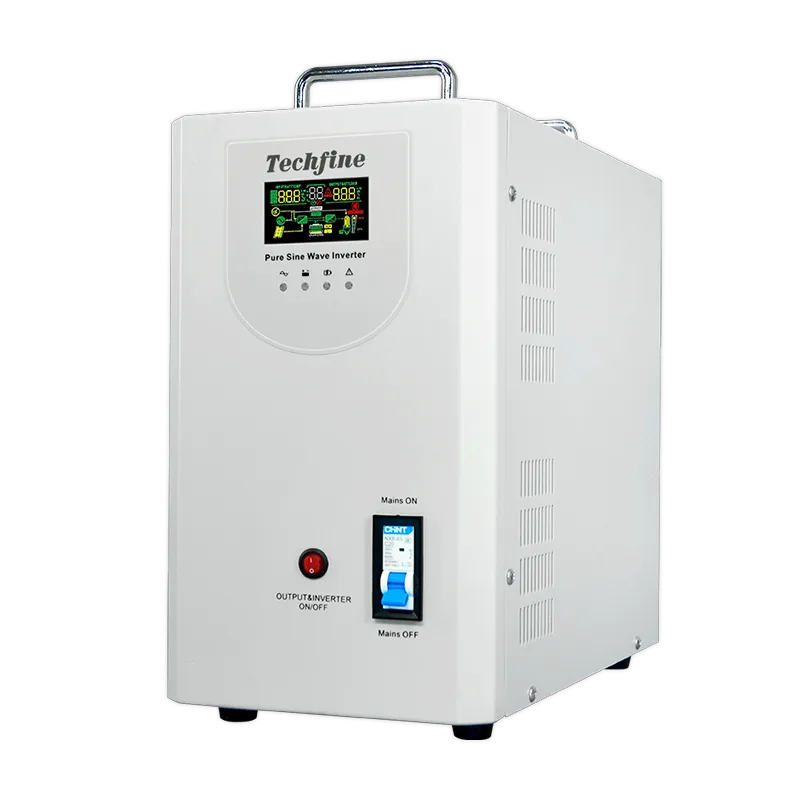 HB-series 400W–8000W Battery Inverter with AC Charger 110Vac 220Vac Output | Techfine