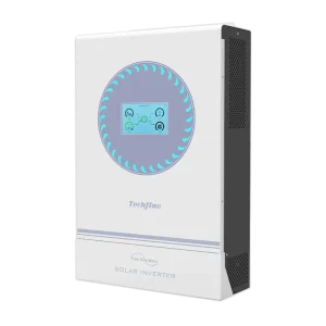 BH-series 4kW–11kW hybrid solar inverter with Touchable Screen Dual AC output | Techfine