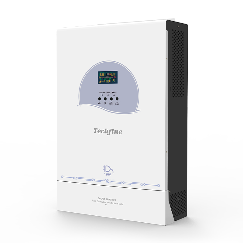GA Pro S-series 5.5kW Hybrid Solar Inverter | 110/120Vac Input & Output, 2.0 Peak Power | Techfine